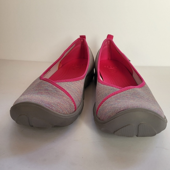 Crocs Women's 11 Multicolor Grey Duet Busy Day 202044 Slip On Comfort Flats - Picture 5 of 16
